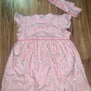 Little Me Toddler Girls Bunny Spring Dress